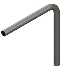 STEINBACHER© | Stahl Rohrbogen 90° 3/4 26,9x2,3mm, RM 54mm