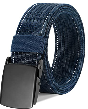 WERFORU Taktischer Gürtel Nylon Gürtel Herren Arbeitsgürtel Canvas Belt mit Legierter Schnalle