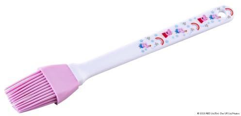 Dr. Oetker Backpinsel mit Silikonborsten Peppa Wutz – Hochwertig und kinderfreundlich – Der Silikonpinsel ist ideal zum Backen mit der ganzen Familie