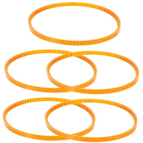 MAGICLULU 5stücke Zuckerwattemaschinen-riemen Kunststoffriemen für Zuckerwattemaschinen Zubehör für Zuckerwatteherstellung Wiederverwendbare Riemen für Kleine Zuckerwattemaschinen
