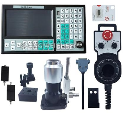AIRUIXI Controller di Movimento autonomo Controller CNC Offline a 5 Assi, Prezzo Speciale, Set di Controllo del Movimento da 500 kHz, Schermo da 7 Pollici, 6 Assi, Arresto di Emergenza, volantino
