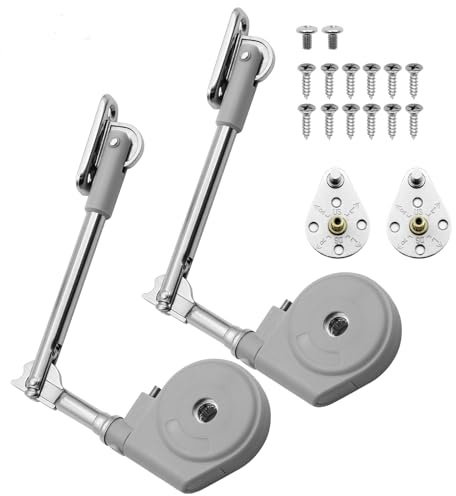 Scharniere mit Absenkautomatik, 105 Grad offen, für Brust, Spielzeugkiste, sanft schließend (2Pack)