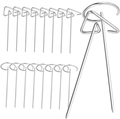 PAMINGONO 20pezzi Spiedini Acciaio Inossidabile Per Barbecue Di Spiedini Per e Verdure Per Grigliate All Aperto e Feste Famiglia Facili Da Pulire e Resistenti