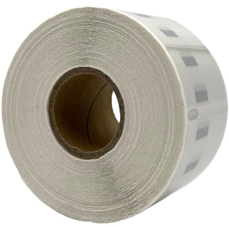 DULA Etiketten, kompatibel mit Dymo 99013 / S0722410 Etiketten, Transparent, Adressetiketten, 1 Rolle, 36 x 89 mm, 260 Etiketten pro Rolle, Für Etikettendrucker 550