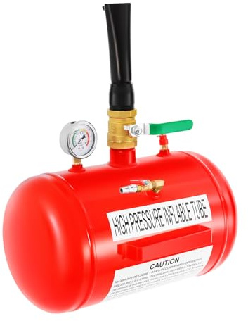 Dekltus Reifenfüller mit Manometer & Reifenschockfüller 20L - Reifen Booster | Druckluft Reifenbefüller | 10 Bar Maximaldruck | Airbooster Luftkanone Befüllhilfe | Für Auto, Motorrad, LKW