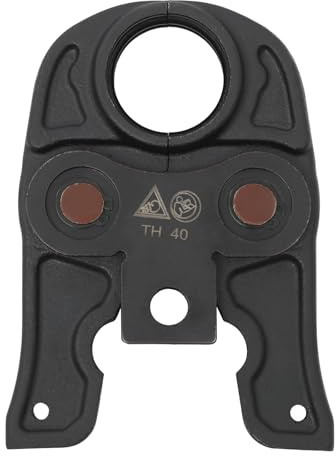 Ganasce a pressione professionali TH40 – 40 mm per tubi PEX, PB, alluminio plastica e rame e raccordi – Ganasce pressate di alta qualità con diametro di lavoro di 40 mm, per collegamenti densi in