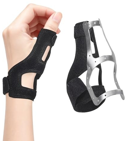Dmrbiy Daumensattelgelenk Bandage, Daumenbandage,Daumenschiene,Für Die Linke Und Rechte Hand Geeignet,Bequem Und Atmungsaktiv,Ideal Bei Arthritis,Sehnenentzündungen,Weichteilverletzungen(Schwarz)