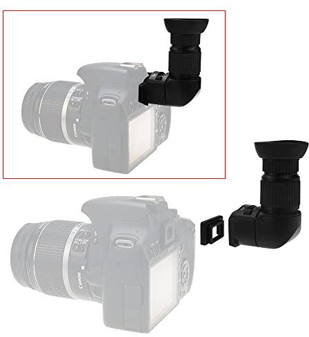 Astromania 1X/2.5X Vergrößerung rechtwinkliger Sucher mit 6 Montageadaptern für DSLR-Kamera wie Canon, Nikon, Pentax, Minolta, Dynax, Samsung, Olympus