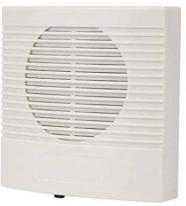KDL Campanello porta cablato Campanello elettronico DC 12V 3 suonerie Accessori per controllo accessi Anello in plastica bianca Dingdong per ufficio Sistema di controllo accessi sicurezza domestica