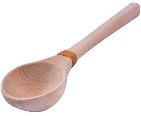 Sentiotec Holzkelle Basic Saunakelle Aufgusskelle Schöpfkelle 36 cm 100 ml Linde