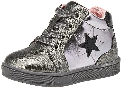 Chicco, Sneaker Fille avec Fermeture Éclair Latérale et Lacets, Chaussures de Sport Confortables, Flexibles et Respirantes, Chaussures Fille, Designed in Italy