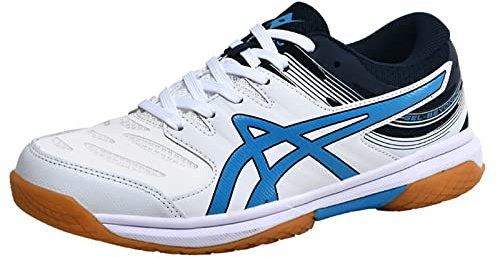 PENXZT Zapatillas De Calabaza para Hombres Tenis Bádminton Zapatilla De Voleibol Interior Transpirable Entrenadores De Pingpong Antideslizadores Livianos,B,43 EU