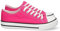 shoes&blues.es 74825-Zapatilla Plana de Mujer, Comoda, con Material de Lona, Estilo Bamba Casual, y Cierre de Cordones. Talla 41 Fucsia