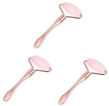 FOMIYES 3stücke Facial Roller Aus Jade Slimming Gesichtsroller Für Hautpflege Fördert Die Durchblutung Und Falten Für Tägliche Anwendung Für Reisen Und Entspannung
