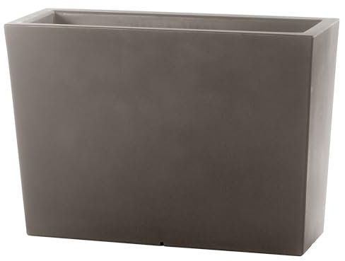Vaso 100x36x70cm in Resina Schio Cassa Alta Essential 100 Cappuccino