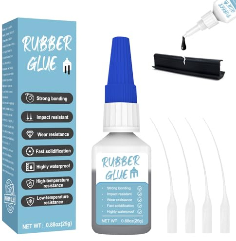25g gummikleber, gummikleber extra stark wasserfest, Instant gummi kleber starke Bindung, wasserfest, UV-beständig, geeignet für Gummiprodukte, Reifen, Stiefel, Gürtel, Bastelarbeiten