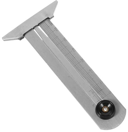 TINEASUR Jauge De Profondeur De Pneu Outil De Mesure De Profondeur De Bande De Roulement De Voiture 0-30/50/60 Mm Jauge De Filetage De Pneu En Acier Inoxydable Pour Voitures Vélos