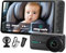 WEMOH Magnetic Baby Car Camera, 5'' 1080P HD IPS Magnetic Mount Display, Auto Night Vision, 360° Rotation with Split & Zoom Mode, USB-Powered Car Seat Camera for Rear Facing