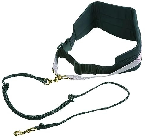 JOGGINGLEINE + HÜFTGURT CANICROSS SCHWARZ Leine 125CM/GURT 80-125CM