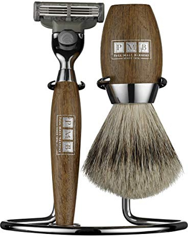 The Trafalgar Mach 3 Bog Oak set da barba