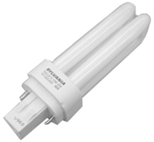 Sylvania 20679/21113 - CF26DD/827/ECO - 26 Watt CFL Light Bulb - Compact Fluorescent - 2 Pin G24d-3 Base - 2700K -