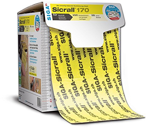 Siga Sicrall 170 Dichtungsband 170mm x 40m Klebeband Dampfsperre