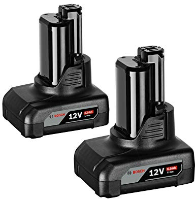 Bosch Akkupack GBA 12 Volt, 6, 0 Ah, 2 Stück 1600A00X7M
