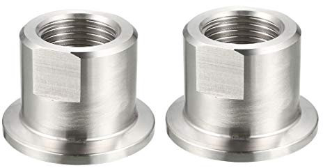 sourcing map 2 Stk. Innengewinde 1/2 NPT Rohr Zubehör zu dreieck Klammer OD 40mm Zwinge