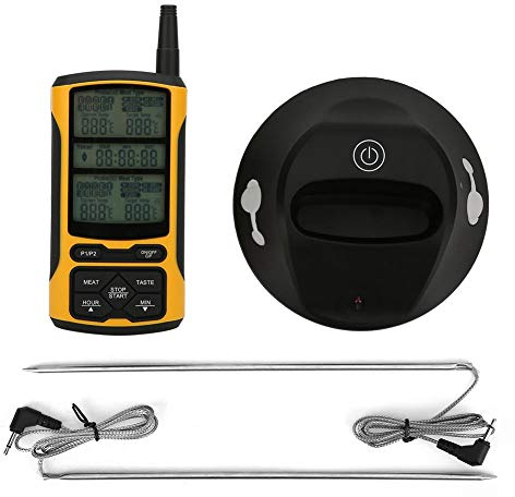 Dual Probe Wireless Remote Digital Transmission Meat Thermometer BBQ Thermometer Cooking Food Meat Thermometer for Home Kitchen Outdoor Cooking Accessories