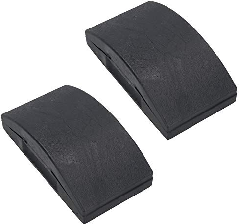 Solid Rubber Hand Sanding Block for Wet + Dry Sandpaper Emery Flattening 2pk