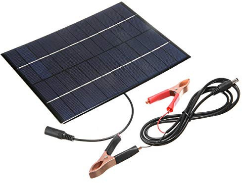 Panneau solaire chargeur de batterie pour voiture, bateau, voiture, camping, moto Panneau solaire électrique 5,5 W 12 V