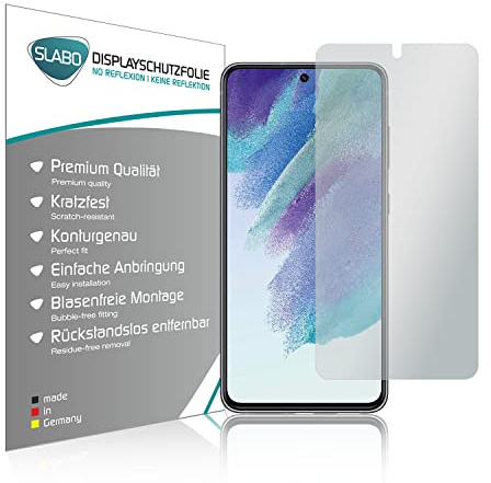 Slabo 4 x Displayschutzfolie kompatibel mit Samsung Galaxy S21 FE 5G Displayfolie Schutzfolie Folie Zubehör No Reflexion MATT