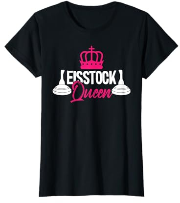 Lustiger Eisstockschießen Spruch Stockschießen Eisstock T-Shirt