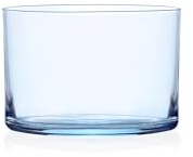 Ichendorf Set di 2 Bicchieri Bassi blu ghiaccio | Collezione Mediterraneo | 22,5 cl | Vetro