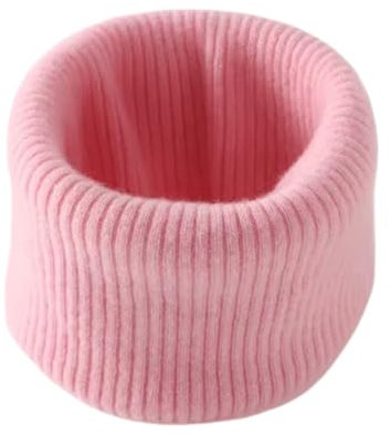 Kaschmirschal for Kinder, Herbst und Winter, gestrickter Kaschmirschal, schweißabsorbierend und warm, winddichter und warmer Schal for Jungen und Mädchen (Color : Pink)