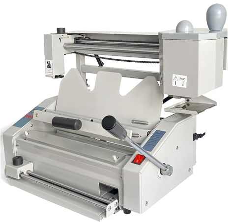 COYEUX Drahtlose Klebebuchbindemaschine, A4 manueller Heißklebebuchbinder, 0,1–50 mm Bindungsstärke, für Bürobuch-Papieralben