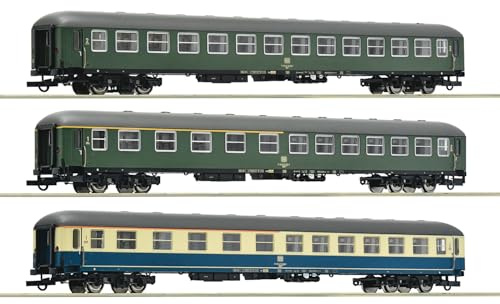 Roco 6200053 H0 3er-Set 3: D 377 „Hispania-Express“ der DB 2. Klasse Büm 234, 2X 1./2. Klasse ABüm 225