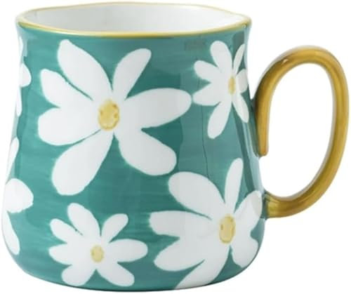 WERLIN Coffee Mug 480ml/16.2oz Coffee Mugs Ceramic Creativity Morning Cup with Handle Big Tea Cup for Coffee Tea Cup