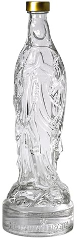 Holywatergin, Gin Italiano con Iconica Bottiglia a Forma di Madonna, Profilo Sensoriale Unico, con l'Aggiunta di Iris, Pino, Acqua Distillata di Mare e Incenso, 50 cl, 42,5% Vol