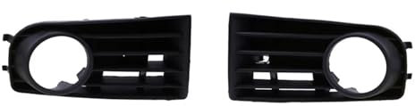 TONMHXA Lüftungsgitter Stoßfänger Kompatibel Mit VW Für Golf MK5 2005-2009, 2-teiliger Kühlergrill Für Nebelscheinwerfer, Auto-Ersatzteile 1K0853665A(Perforated)