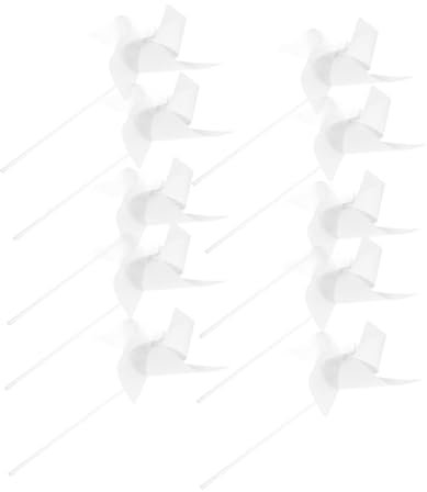 ERINGOGO Molinillos de Viento de Papel para Pintar y Manualidades Infantiles, 24 Piezas en Color Claro, Juguetes Educativos para Actividades al Aire Libre y Desarrollo Creativo de Niños
