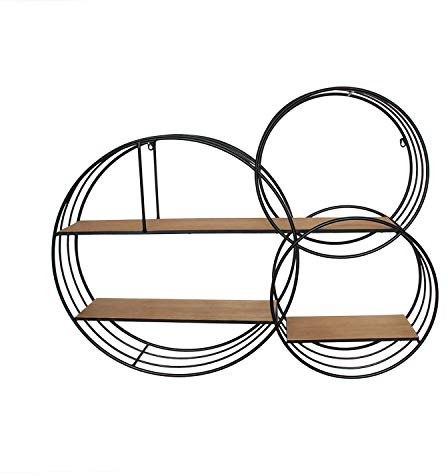 TWHZSAI Espositore per Fiori da Esterno, portafiori, portavasi, mensola per Piante, scaffale in Ferro e Metallo, espositore per Piante da Giardino a Parete, portavasi, mensole/scaffale, scaffale per