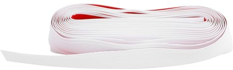 Anti-Rutsch-Treppenkante, Treppenkantenprofil Selbstklebend aus PVC 1000x5x2.5cm, Wasserbeständig, Abriebfest, Treppenkante Leiste für Treppenstufe Ecken und Tischecken, Dicke 3 mm (Weiß)