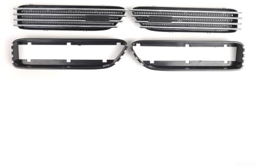Zoegneer Auto-Seiten-Luftstromgitter, Kotflügel, Seitenlüftungsgitter, Auto-Seitenschlitz, für E46, für M3 2001–2006, kompatibel mit 51137895913 51137895914
