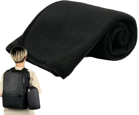 Genérico Manta de Viaje - Manta Grande para Avión con Bolsa De Transporte | Ropa De Cama Reutilizable, Lavable A Máquina para Dormitorio, Sofá, Acampada, Playa, Picnic