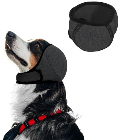 FULHANY Ohrenschutz Hund,GehöRschutz Hund,Hunde Ohrenschutzm,Geeignet FüR SchöNheitsbehandlungen, LäRmschutz Beim FöHnen, Schlafhilfe, Stirnband (Kopfumfang 25–38 cm, Empfohlenes Gewicht 15–35 Jin)