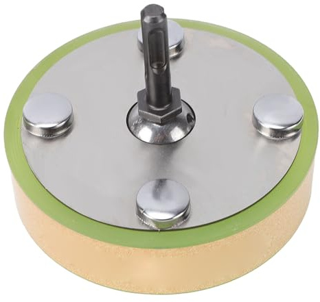 Cryfokt Tile Laying Vibration Leveler, 4.72in 360 Degree Rotating Joint Tile Vibrator for Electric Hammer, Accommodates Square and Round Bars, for Wall and Floor Installation