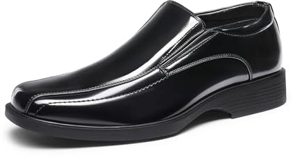 Bruno Marc Men's Dress Shoes Leather Lined Formal Oxfords Business Men Slip-on Loafer,Size 11,Black,CAMBRIDGE-05