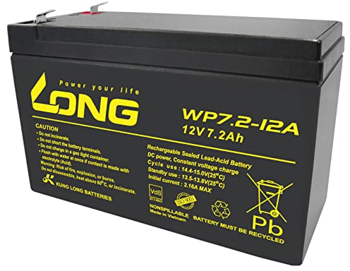 KungLong Bleiakku WP7.2-12A F1 VDs, 12V, Lead-Acid