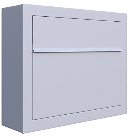 Briefkasten, Design Wandbriefkasten Elegance Weiß - Bravios